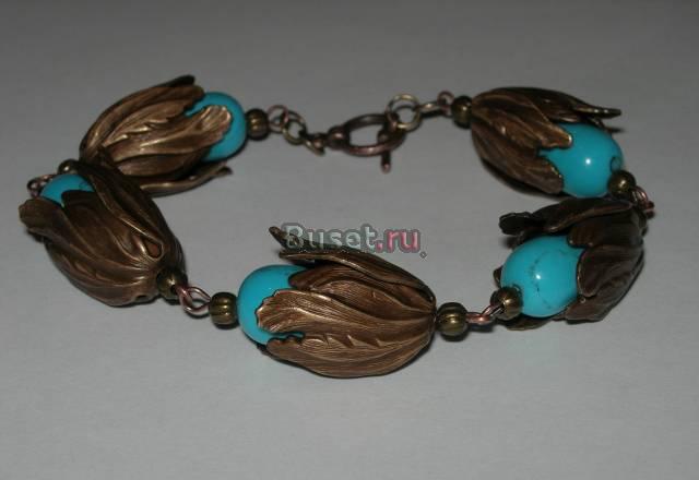 Браслет с бирюзой Москва