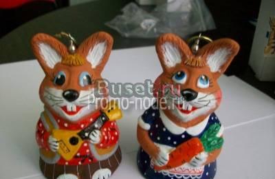 Сувенирные зайцы Москва