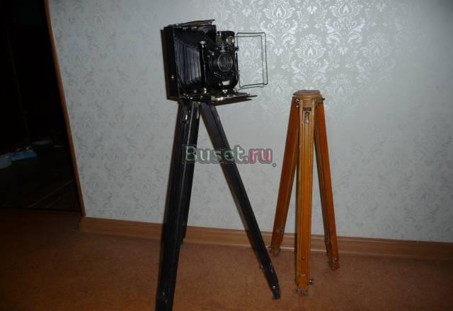 "Фотокор 1"с паспортом+2 штатива+кофр+8 кассет Москва