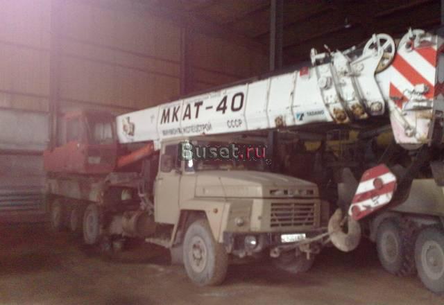 Автокран мкат-40 на шасси краза Уфа