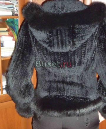 Полушубок вязанный бобер производство Италия Санкт-Петербург