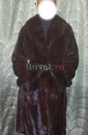 Норковая шуба с собольим воротником Санкт-Петербург