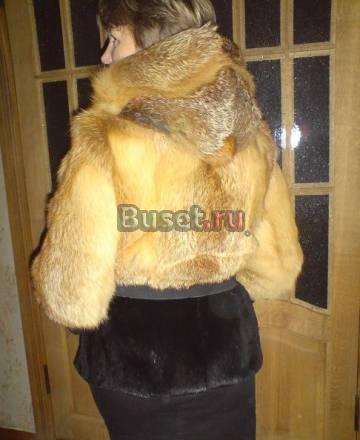 Распродажа Меховая куртка из лисы и бобра Москва