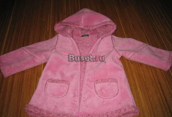 Искусственная дубленка-куртка Benetton 80 см Москва
