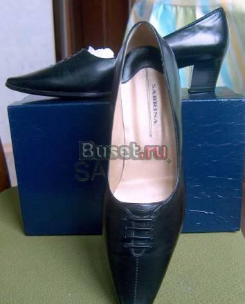 Туфли Sabrina, кожа, черные классика Москва
