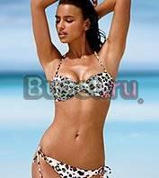 Купальник белый лео от Виктории Сикрет л размер Москва