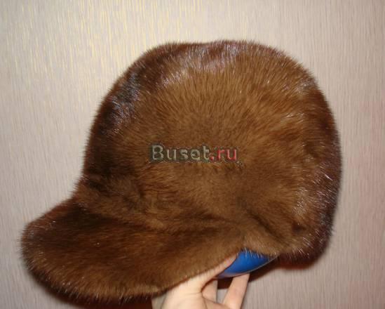 Норковая кепка(новая) Москва