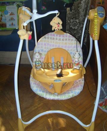 Электронные качели Graco  работают от сети+подарок Москва