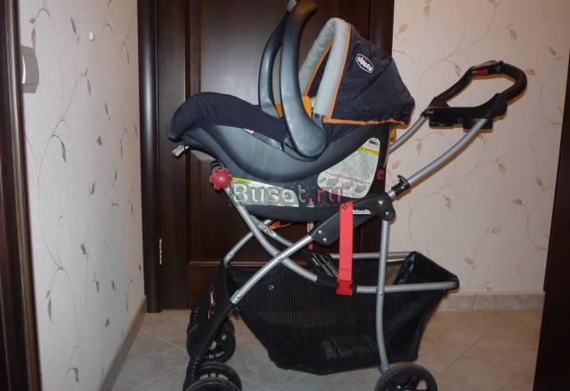 Автокресло с базой  Chicco и коляска Kolcraft Москва