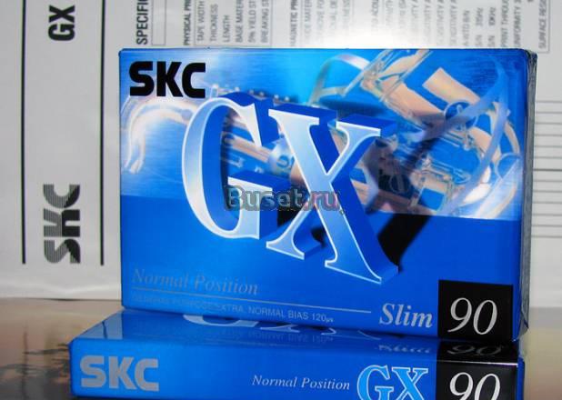 Аудиокассеты запечатанные  SKC GX 90 мин Москва