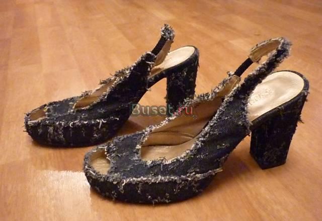 Туфли джинсовые Москва