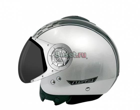 Шлем OF536 logo matt silver Москва
