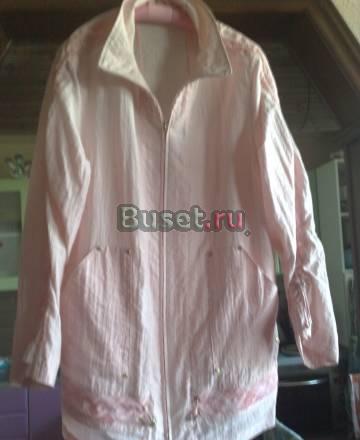 Куртка розовая летняя 95 катон Москва