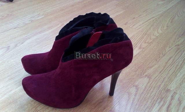 Новые замшевые туфли Москва