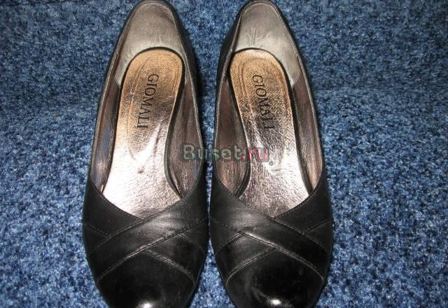 Кожаные туфли на танкетке Санкт-Петербург