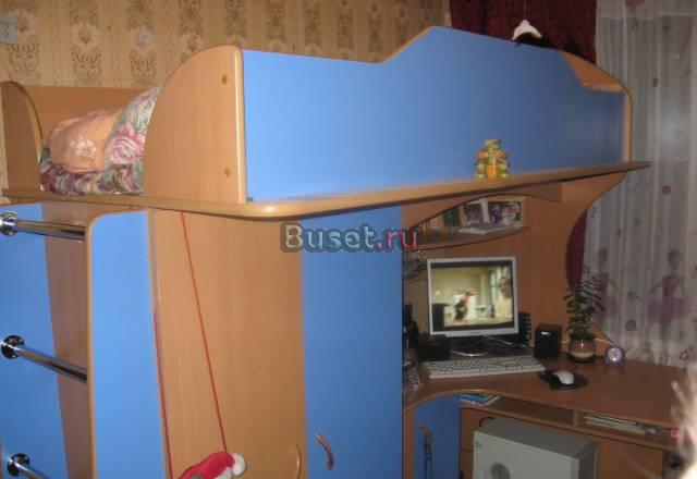 кровать-чердак со столом Санкт-Петербург