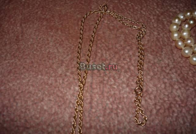 Золотая цепочка советских времен и золотые браслет Санкт-Петербург