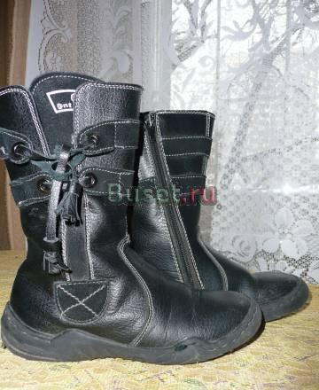 сапожки кожанные весна-осень Санкт-Петербург