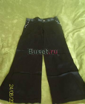Брюки черные атласные Москва