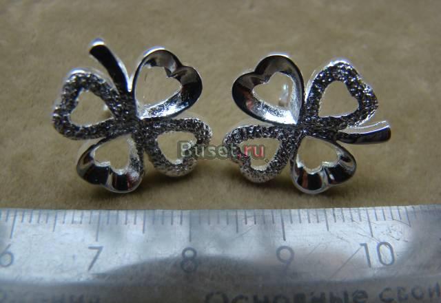 Серьги "Клевер" Санкт-Петербург