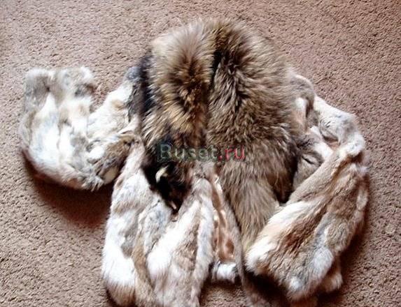 Шубка.мех-шиншиловидный кролик.ворот-цельный енот Санкт-Петербург