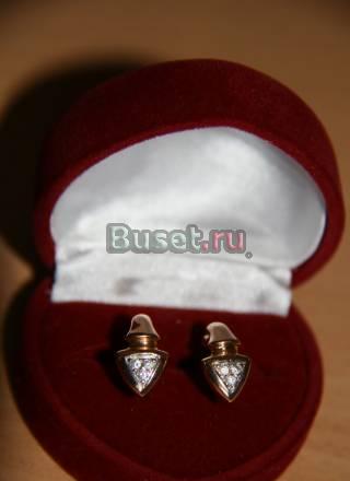 Серьги золото 585 Санкт-Петербург