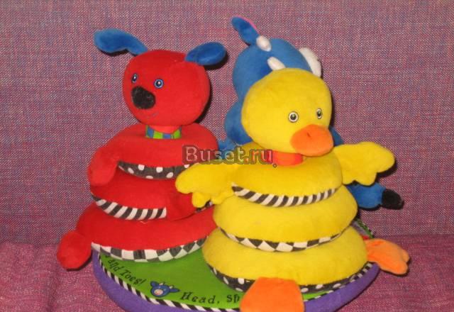 Развивающая мягкая пирамидка кис кидс Москва