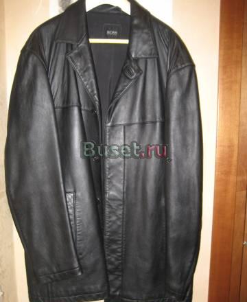 Пиджак кожаный    "huggo boss"7000р Москва