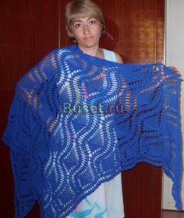 Шаль-"Голубая лагуна" Волгоград