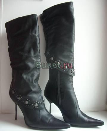 Зимние сапоги (ботинки) с красивым декором(Италия) Санкт-Петербург