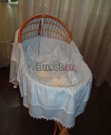 Колыбель плетеная из лозы Москва