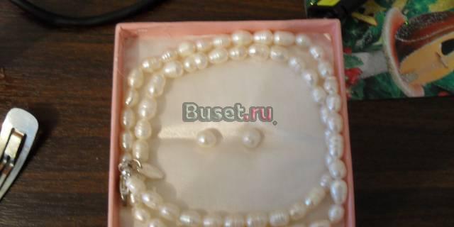 Комплект из речного жемчуга Санкт-Петербург