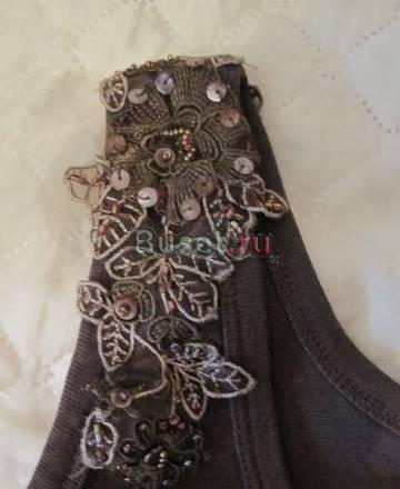 Топ с ажурной вышивкой Москва