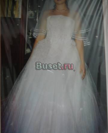 Шикарное свадебное платье + туфли в подарок Саратов
