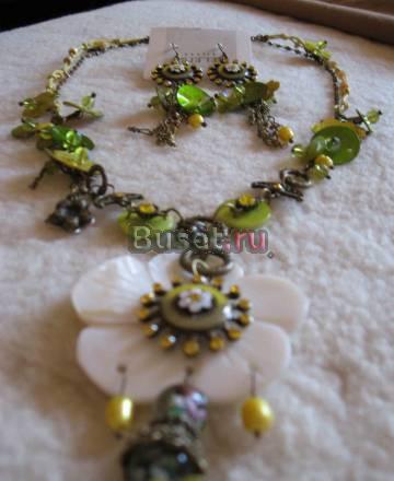Колье + серьги selena bijoux Москва