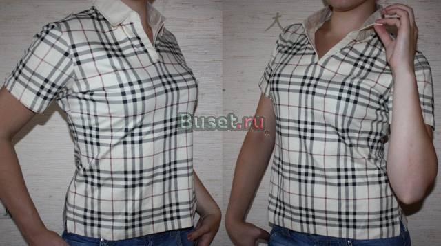 Поло аля Burberry, размер 48 Москва