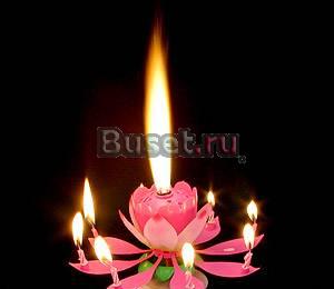 Музыкальная свеча-фейерверк ко Дню Рождения Москва