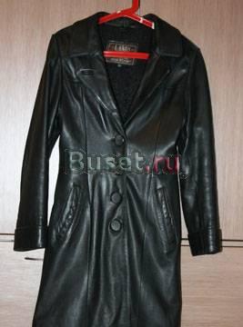 Кожанный плащ Москва