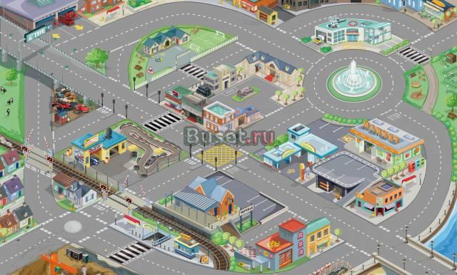 Игровой коврик Москва