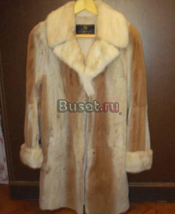 Шуба бобер с норкой Москва