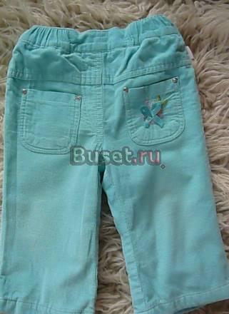 Брюки вельветовые-бирюза Санкт-Петербург