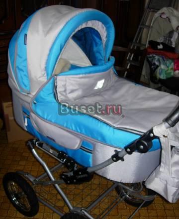 Коляска люлька+прогулочная+мех. конверт Prampol Москва