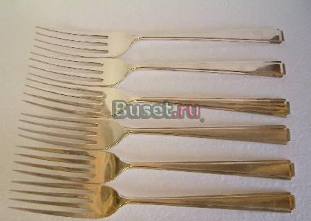 Вилки столовые. Серебро 925. 1939 год. Англия Москва