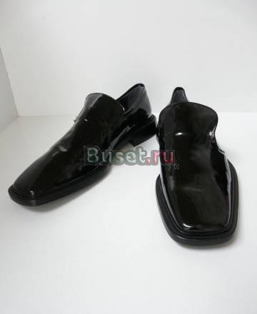 Ботинки мужские Gianni Versace из лаковой кожи Москва