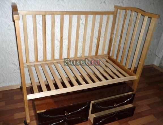 Детская кроватка с функцией маятника 0-4 года, про Санкт-Петербург