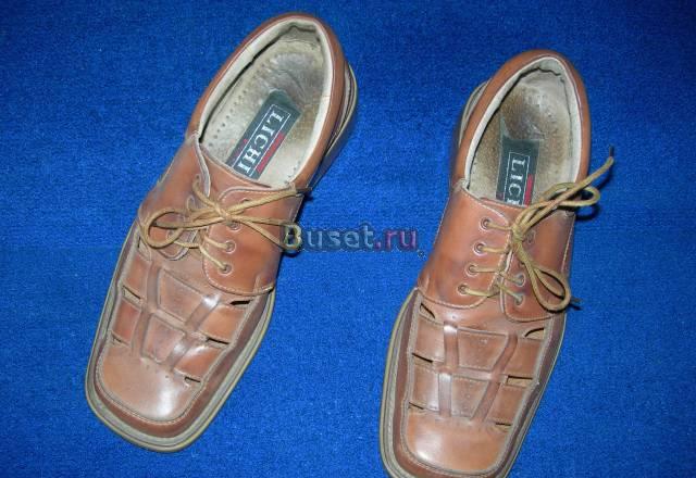 Туфли мужские, б/у, р.41, коричневые Москва