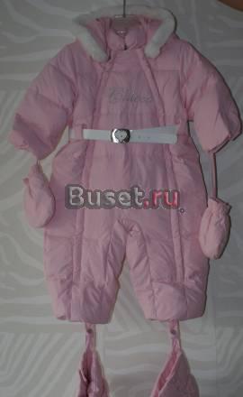 Новый Зимний Комбинезон Chicco пуховый розовый Москва