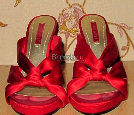 Атласные сабо nine west Москва