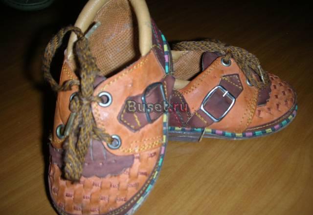 Кожанные мокасы 21р Москва