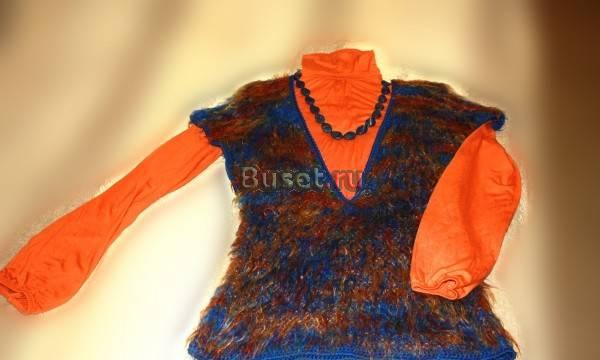 Мохнатый жилет Москва